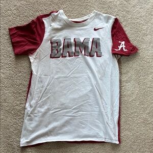 Nike Kids Bama Red and White Tee